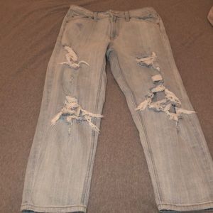 mom ripped jeans